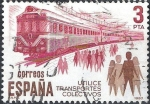 Sellos del Mundo : Europa : Espaa : 2560 transportes colectivos. Ferrocarril.(2)