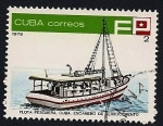 Stamps : America : Cuba :  Flota pesquera - Escamero de Ferrocemento