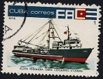 Stamps : America : Cuba :  Flota pesquera - Cerquero Atunero