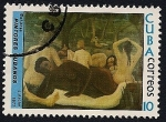 Stamps : America : Cuba :  Pintores Cubanos - Jorge Arche Silva - bañistas