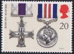 Stamps United Kingdom -  PREMIOS AL VALOR. CRUZ Y MEDALLA MILITARES