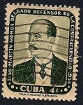 Stamps Cuba -  Martín Morua Delgado - escritor y Político defensor de la confraternidad