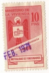 Stamps : Europe : Spain :  Mutualidad de Funcionarios. Ministerio de la Vivienda