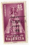 Stamps Europe - Spain -  Plan Sur de Valencia. 7.- Virgen de los Desamparados.