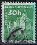 Stamps Czechoslovakia -  Scott  973  Castillo de Pernstein