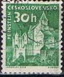 Stamps : Europe : Czechoslovakia :  Scott  973  Castillo de Pernstein (2)