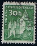 Sellos de Europa - Checoslovaquia -  Scott  973  Castillo de Pernstein (3)