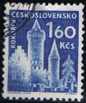 Stamps : Europe : Czechoslovakia :  Scott  977  Castillo de Kokorin (2)