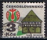 Stamps Czechoslovakia -  Scott  1736a  Melnik (2)
