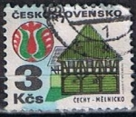 Stamps Czechoslovakia -  Scott  1736a  Melnik (3)