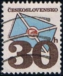 Stamps Czechoslovakia -  Scott  1969  Sobre sellado (3)
