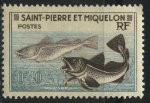 Stamps : America : San_Pierre_&_Miquelon :  S351 - Bacalao