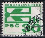 Stamps Czechoslovakia -  Scott  1978  Simbolo del codigo postal (5)