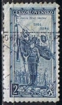 Stamps Czechoslovakia -  Scott  197 Soldado con Bandera