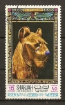 Stamps Asia - United Arab Emirates -  Sharjah - Egitologia.