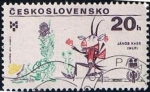 Stamps Czechoslovakia -  Scott  2250  la rana y la cabra