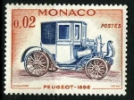 Stamps : Europe : Monaco :  coches de epoca