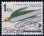 Stamps Czechoslovakia -  Scott  2454  Saltos de esqui