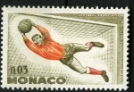 Stamps : Europe : Monaco :  Futbol, portero
