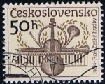 Stamps Czechoslovakia -  Scott  2512 Intrumentos musicales