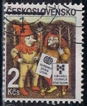 Sellos de Europa - Checoslovaquia -  Scott  2573 Para niños (8)