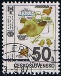 Sellos de Europa - Checoslovaquia -  Scott  2666  Asun Balzola españa