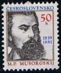 Stamps Czechoslovakia -  Scott  2732  Musorgsky
