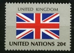 Stamps : America : ONU :  Bamdera - Reino Unido