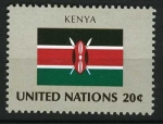 Stamps : America : ONU :  Banderas - Kenya