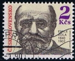 Stamps Czechoslovakia -  Scott  2774  Emile Zola