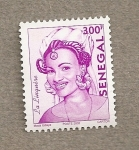 Stamps Senegal -  Elegancia senegalesa: La linquière