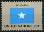 Stamps : America : ONU :  Bandera - Somalia