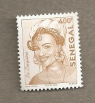 Stamps : Africa : Senegal :  Elegancia senegalesa: La linquière