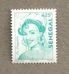 Stamps : Africa : Senegal :  Elegancia senegalesa: La linquière