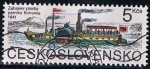 Stamps Czechoslovakia -  Scott  2819 Buque Vapor Boemia