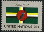 Stamps ONU -  Bandera - Dominica