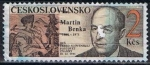 Stamps Czechoslovakia -  Scott  2849  Martin Benka