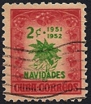 Stamps : America : Cuba :  Navidades 1951 - 1952 