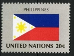 Stamps : America : ONU :  Bandera - Filipìnas
