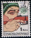 Sellos de Europa - Checoslovaquia -  Scott  Biathlon