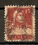 Stamps : Europe : Switzerland :  Busto de Guillermo Tell.