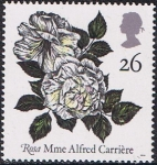 Stamps United Kingdom -  ROSAS. MME. ALFRED CARRIERE
