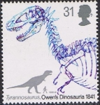 Stamps : Europe : United_Kingdom :  LOS DINOSAURIOS DE OWEN. TYRANOSAURUS