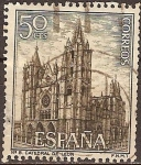 Stamps Spain -  Catedral de Leon