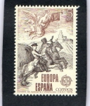 Sellos de Europa - Espa�a -  2520- CORREO DE GABINETE Y POSTILLON  1761.