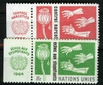 Stamps ONU -  Control sobre narcoticos., sede N.Y.