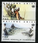 Stamps : America : ONU :  FAO, sede Ginebra