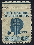 Stamps Cuba -  República de Cuba - Consejo Nacional de Tuberculosis