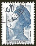 Stamps France -  LIBERTY DELACROIX - MARIANNE