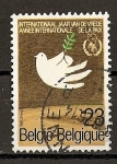 Stamps : Europe : Belgium :  Año Internacional de la Paz.